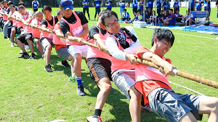 運動会（2019年社員旅行・宮崎）