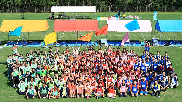 運動会（2019年社員旅行・宮崎）